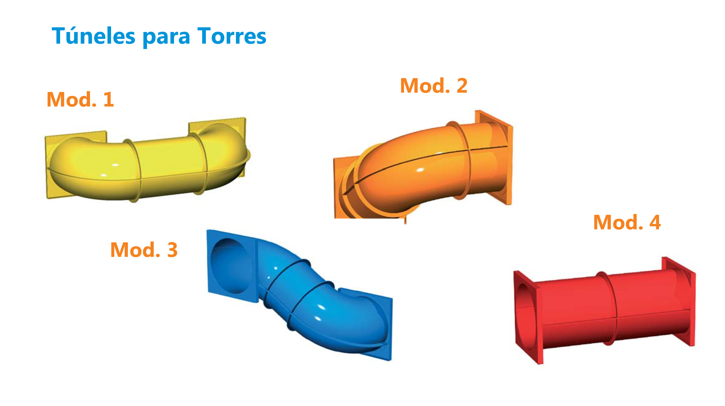 tubos tuneles torre
